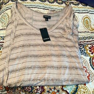 Torrid brown/ tan top
